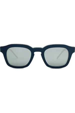 Thom Browne Homme, Accessoires, Noir, Taille: ONE Size Lunettes de soleil rectangulaires
