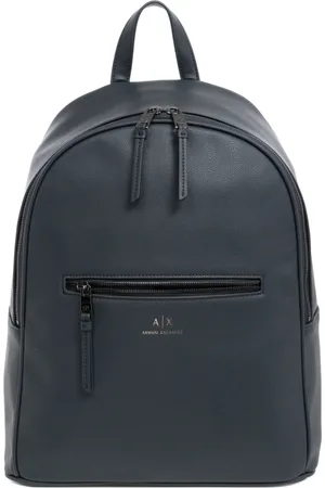 Armani Exchange Homme, Sacs, Bleu, Taille: ONE Size Sac à Dos Élégant avec Fermeture Éclair