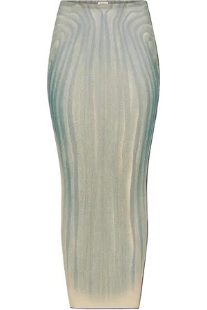 Jean Paul Gaultier Femme, Jupes, , Taille: 38 FR Jupe en Maille Spiralée