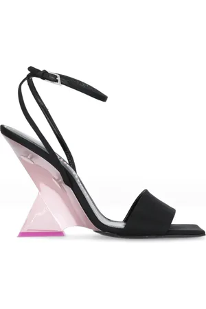 The Attico Femme, Chaussures, Noir, Taille: 37 EU Cheope 105mm Sandales