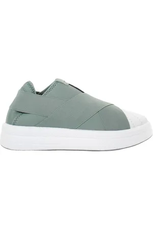 FESSURA Femme, Chaussures, Vert, Taille: 36 EU Baskets en Tissu Vert Menthe Bandes Élastiques