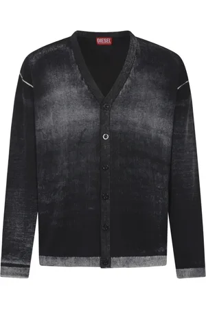 Diesel Homme, Pulls, Noir, Taille: M K-Larence Cardigan Sweater