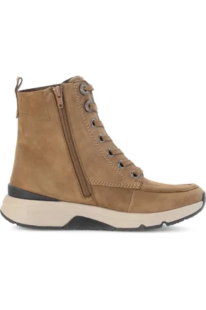 Gabor Femme, Chaussures, Brun, Taille: 37 1/2 EU Botte de cheville roulante - Marron Vente