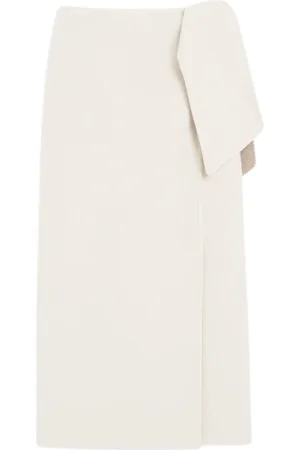 Max Mara Femme, Jupes, , Taille: 38 FR Jupe asymétrique en laine mélangée pour l`hiver