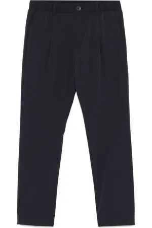 HERNO Homme, Pantalons, Bleu, Taille: M Pantalon Droit en Seersucker
