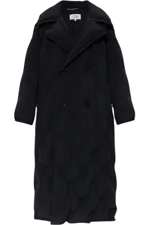 Maison Margiela Femme, Manteaux, Bleu, Taille: 38 FR Manteau Oversize Isolant