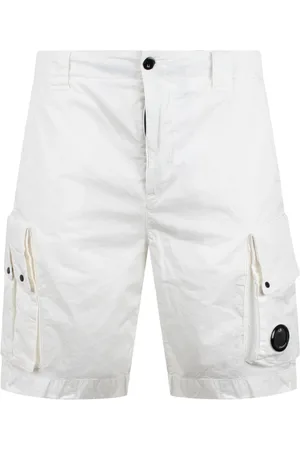 C.P. Company Homme, Shorts, Blanc, Taille: L Short Cargo en Coton