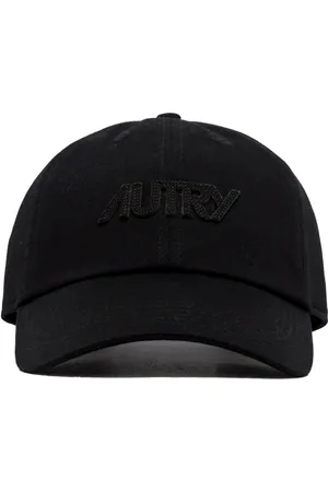 Autry Unisex, Accessoires, Noir, Taille: ONE Size Casquette de Baseball en Coton Noir avec Logo