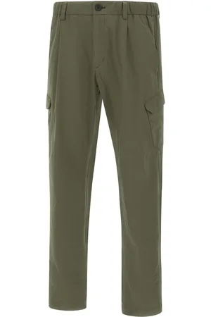 HERNO Homme, Pantalons, Vert, Taille: XL Pantalon Cargo Fonctionnel Vert Militaire