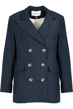 Silvian Heach Femme, Vestes, Bleu, Taille: 42 FR Blazer Croisé