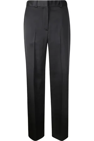 Lanvin Femme, Pantalons, Noir, Taille: 38 FR Pantalon à Jambes Larges