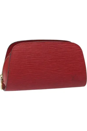 LOUIS VUITTON Femme, Pre-owned, Rouge, Taille: ONE Size Pre-owned Cuir trousses-de-toilette