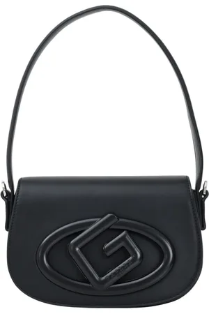 GAËLLE Femme, Sacs, Noir, Taille: ONE Size Sac à Bandoulière Compact Noir avec Logo 3D