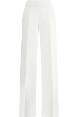 ERMANNO SCERVINO Femme, Pantalons, Blanc, Taille: 36 FR Élégant Pantalon Cady