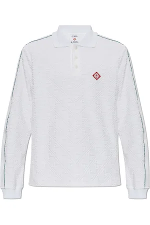 Casablanca Homme, Tops, Blanc, Taille: L Logo Polo