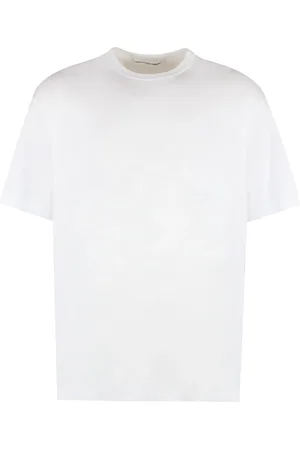 Comme des Garçons Homme, Tops, Blanc, Taille: S T-shirt ras du cou en coton