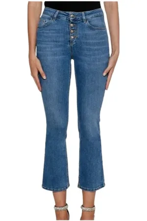 Liu Jo Femme, Jeans, Bleu, Taille: W26 Jean évasé avec taille haute