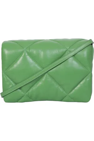 Stand Studio Femme, Sacs, Vert, Taille: ONE Size Sac matelassé vert avec bandoulière amovible
