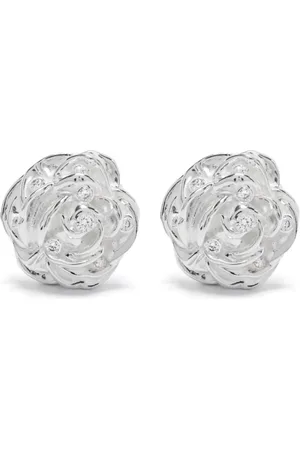 MAGDA BUTRYM Femme, Accessoires, Gris, Taille: ONE Size Boucles d`oreilles créoles