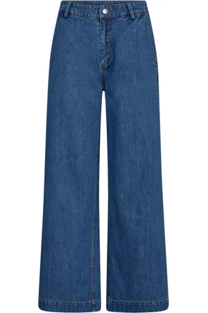 Co`Couture Femme, Jeans, Bleu, Taille: 40 FR Pantalon Évasé en Denim Foncé