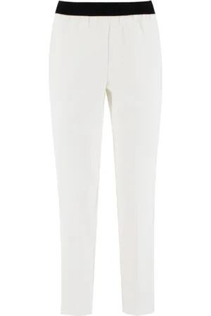 ERMANNO SCERVINO Femme, Pantalons, Blanc, Taille: 42 FR Pantalon Slim-fit