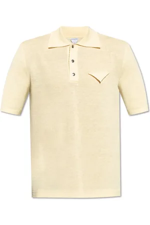 Bottega Veneta Homme, Tops, Jaune, Taille: L Polo en lin