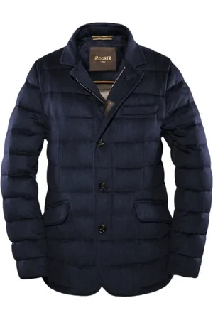 MOORER Homme, Vestes, Bleu, Taille: M Doudoune