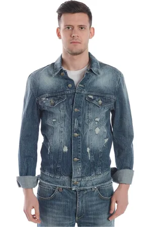 D.A. Daniele Alessandrini Homme, Vestes, Bleu, Taille: L Veste Élégante pour Homme