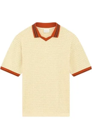 Drôle de Monsieur Homme, Tops, , Taille: L Polo en Coton Perforé
