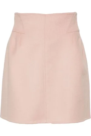 ERMANNO SCERVINO Femme, Jupes, Rose, Taille: 40 FR Jupe trapèze en laine rose blush