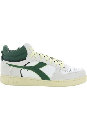 Diadora Homme, Chaussures, Blanc, Taille: 40 EU Baskets Magic Basket Demi G Gris Clair