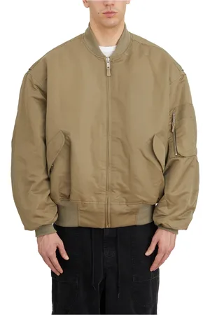 Entire Studios Homme, Vestes, Vert, Taille: S Smoked Cream Bomber Broad