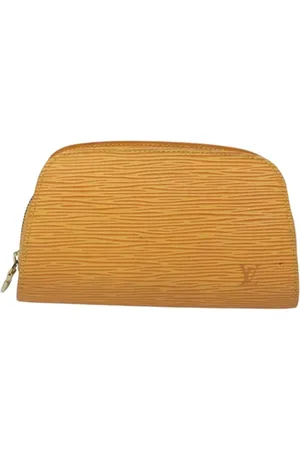 LOUIS VUITTON Femme, Pre-owned, Jaune, Taille: ONE Size Pre-owned Cuir trousses-de-toilette