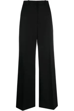 Lanvin Femme, Pantalons, Noir, Taille: 40 FR Pantalon Tailleur Large