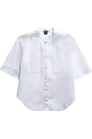 FAY Femme, Blouses et Chemises, Blanc, Taille: 40 FR Chemise Blanche Classique