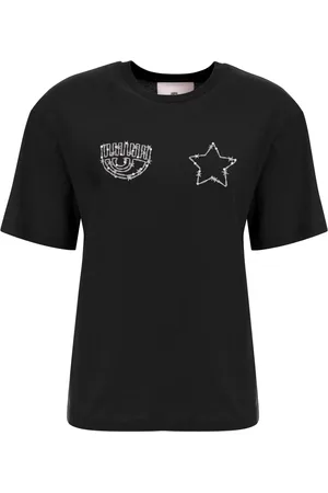 Chiara Ferragni Femme, Tops, Noir, Taille: 40 FR T-Shirt
