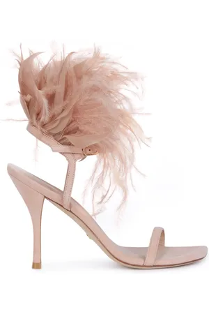 Stuart Weitzman Femme, Chaussures, Rose, Taille: 38 1/2 EU Sandales à talons hauts