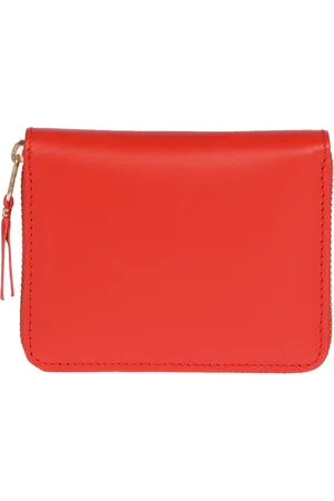 Comme des Garçons Unisex, Accessoires, Rouge, Taille: ONE Size Portefeuille Classique en Cuir