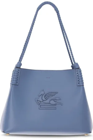 Etro Femme, Sacs, Bleu, Taille: ONE Size Handwoven Shopper Libra