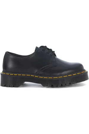 Dr. Martens Femme, Chaussures, Noir, Taille: 38 EU Bex 1461 Chaussures Plates à Lacets