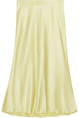 By Malene Birger Femme, Jupes, Jaune, Taille: 40 FR Jupe midi évasée intemporelle