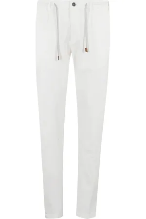 ELEVENTY Homme, Pantalons, Blanc, Taille: W32 Pantalon Jogger