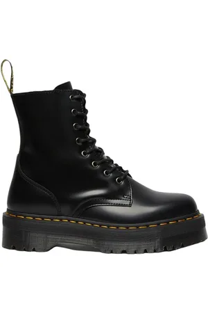 Dr. Martens Femme, Chaussures, Noir, Taille: 36 EU Bottes Plateformes Jadon en Cuir Lisse