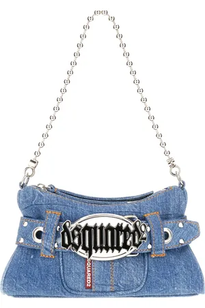 Dsquared2 Femme, Sacs, Bleu, Taille: ONE Size Sac bandoulière en denim