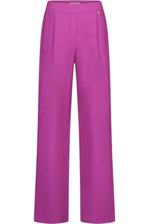 Fabienne Chapot Femme, Pantalons, Rose, Taille: 40 FR Pantalon Droit Rose Foncé