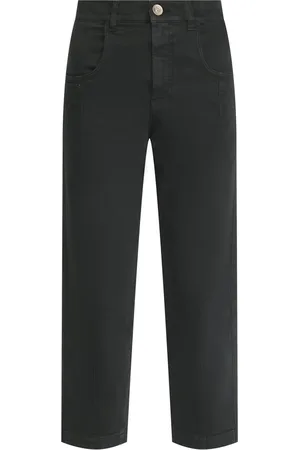 ELEVENTY Femme, Pantalons, Noir, Taille: 40 FR Chinos Coupe Carotte