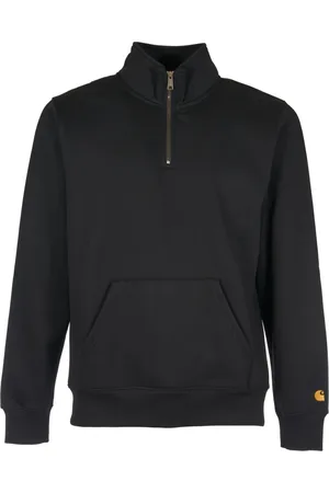 Carhartt Homme, Sweatshirts et sweats à capuche, Noir, Taille: S T-shirt Chase et Polo noirs