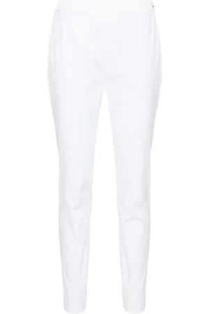 Fabiana Filippi Femme, Pantalons, Blanc, Taille: 36 FR Pantalon Slim-fit