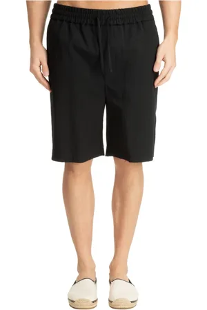 LARDINI Homme, Shorts, Noir, Taille: L Short Décontracté à Cordon de Serrage