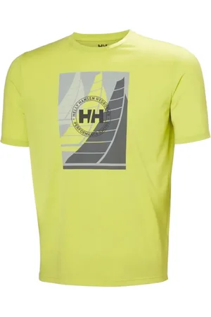 Helly Hansen Homme, Tops, Vert, Taille: S Race Graphic Lime T-shirt